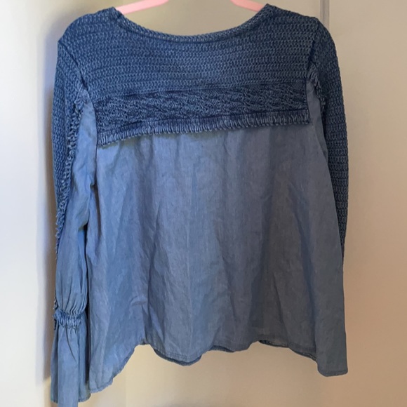 Denim and chambray shirt NWT INC size L - Picture 4 of 4